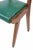 Vintage Italian Armchair and Chairs in Wood and Faux Leather, 1950s, Set of 3 For Sale - Image 3 of 9