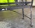 Vintage Regency-Style Reeded Wrought-Iron Garden Bench With Paw Feet For Sale - Image 11 of 12