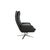 Set of Cordia Leather Armchairs in Black with Ottoman from Cor For Sale - Image 13 of 18