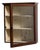 19th Century France Red Wood Display Cabinet For Sale