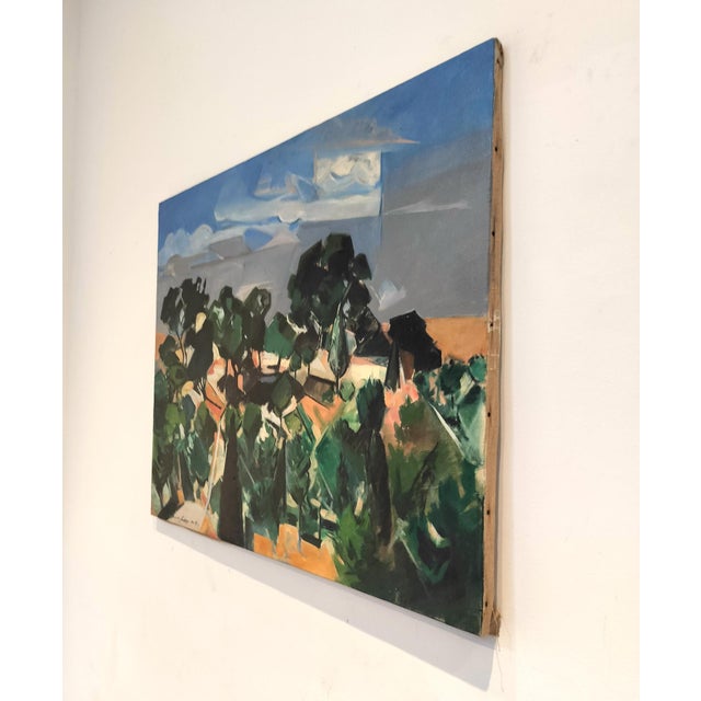Landscape painting by French-American artist, Jacques Lamy. Painted in 1971 in Spain during a two year residency at the...