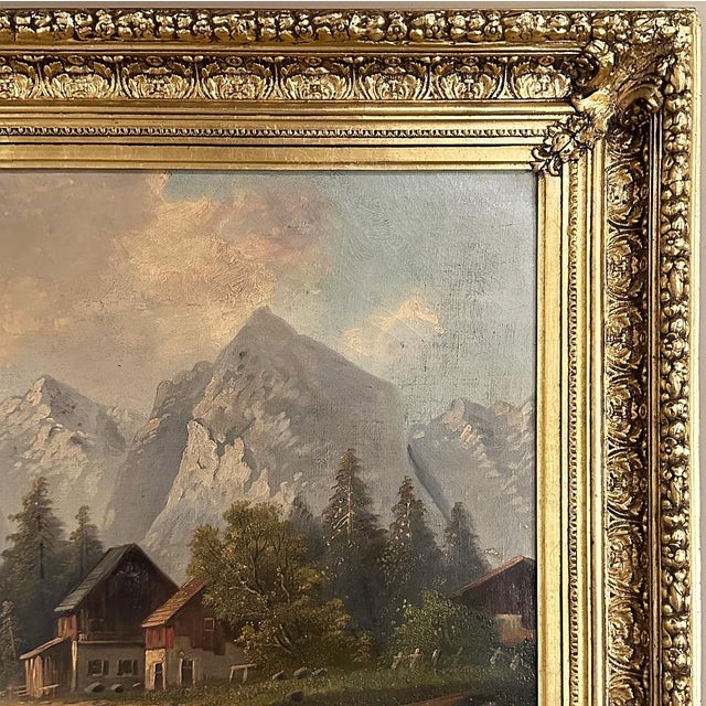 Late 19th Century 19th Century Framed Oil Painting on Canvas by R. Waldau For Sale - Image 5 of 17