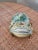 Large Scale Hand Painted Ceramic Frog Box With Smaller Frog Lid For Sale - Image 9 of 12