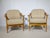 Mid-Century Cherry Wood Club Chairs by Klaus Warzecha for Wilhelm Knoll, 1970s, Set of 2 For Sale - Image 6 of 10