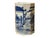 Blue 4" Small Octagonal Blue White Scenery Graphic Porcelain Art Vase For Sale - Image 8 of 16