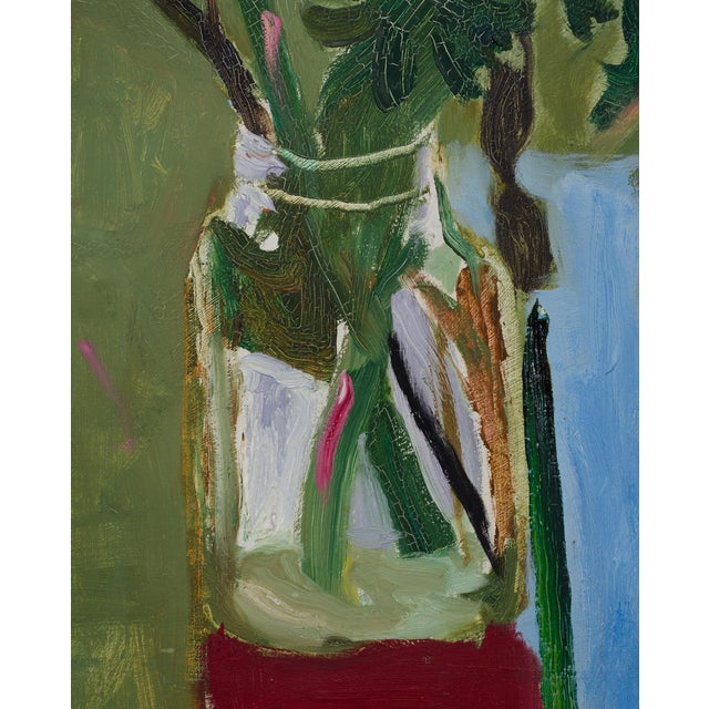 "Still Life With Flowers" Painting by Bryan Wilson 3 Ft. 1960 For Sale - Image 13 of 18