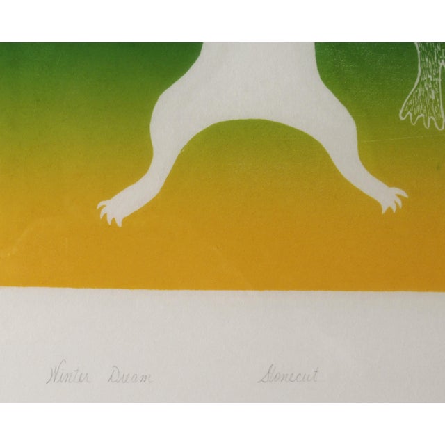 Pudlo Pudlat, Winter Dream, 1989 For Sale - Image 11 of 12