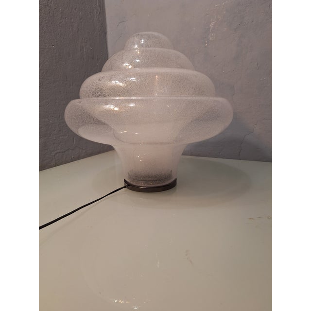 Lotus Pullegous Table Lamp in Murano Glass by V. Nason for Mazzega, 1980s For Sale - Image 12 of 18