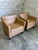 Wonderful pair of club chairs designed by Ludwig Mies van der Rohe for Knoll circa 2004. The original design of these was...