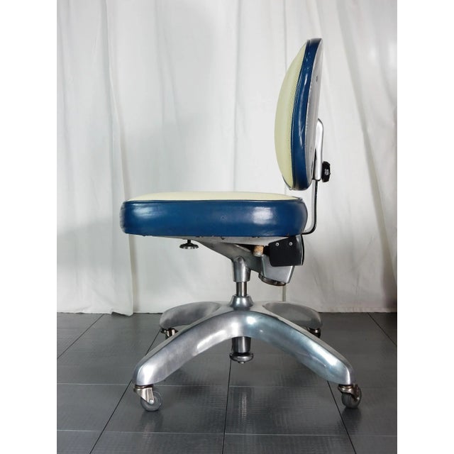 Cramer Company 1930s Machine Age Polished Aluminum, Air Flow, Propeller Chair by Cramer For Sale - Image 4 of 11