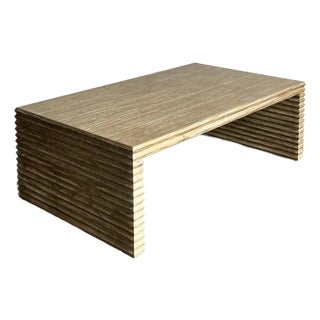 Vintage Boho Mr Brown London “Belmont” Coffee Table For Sale