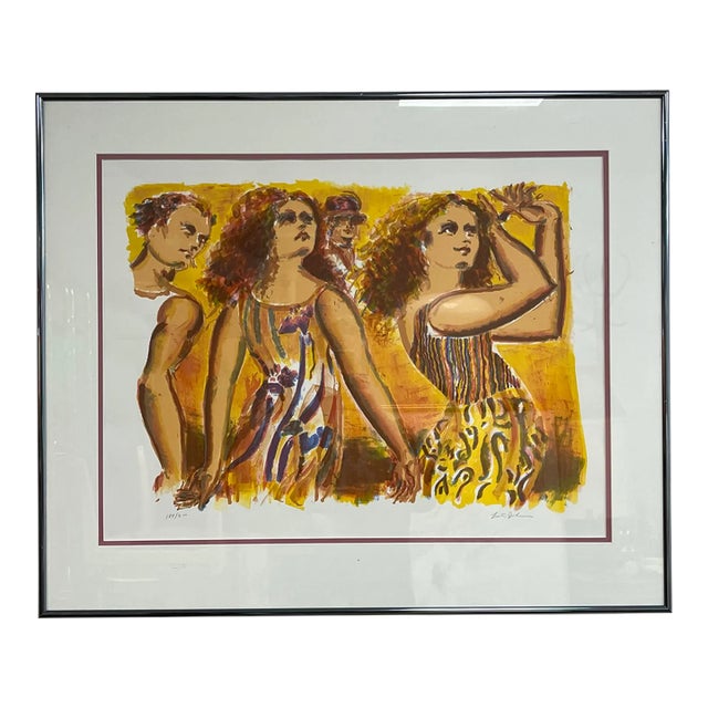 Lester Johnson Lithograph Signed Numbered For Sale