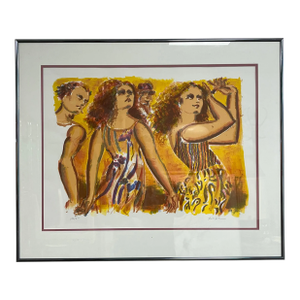 Lester Johnson Lithograph Signed Numbered