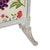 French Louis XVI Style White & Gilt Fire Screen With Floral Fabric, 20th C For Sale - Image 13 of 16