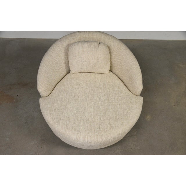 1960s Beige Round Lounge Chairs by Adrian Pearsall For Sale In Boston - Image 6 of 9