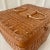 Vintage Asian Large Wicker Picnic Lidded Basket With Handles For Sale - Image 10 of 13