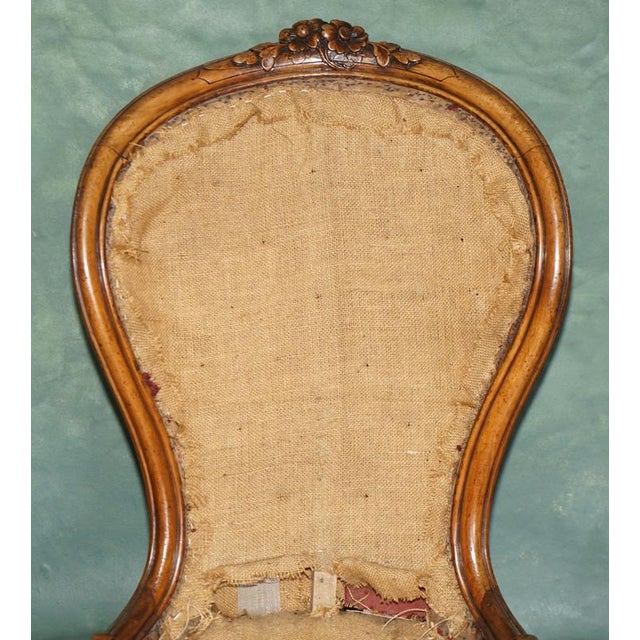 Antique Victorian Medallion Back Chair For Sale - Image 3 of 17