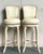 Beige Vintage Regency Carved Rope Bar Stools - A Pair For Sale - Image 8 of 11