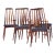 Niels Koefoed Eva Mid Century Danish Rosewood Dining Chairs - Set of 6 For Sale