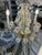 Vintage Crystal Chandelier With Gold Accents, 10-Light For Sale - Image 9 of 12