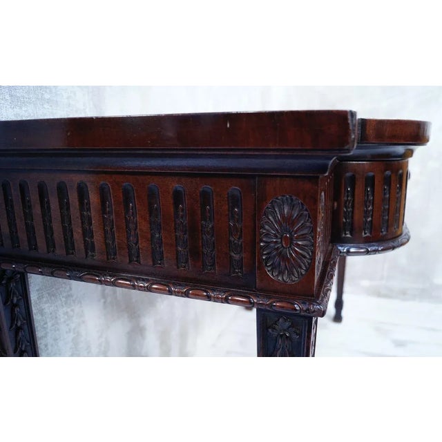Victorian Mahogany Serving Table For Sale - Image 9 of 15