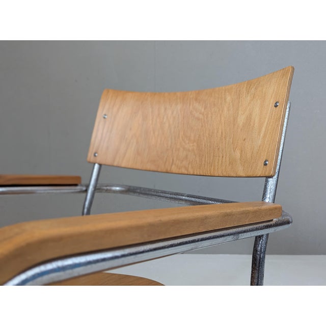 B 34 Armchairs by Marcel Breuer for Samal & Co., 1930s, Set of 2 For Sale - Image 10 of 14