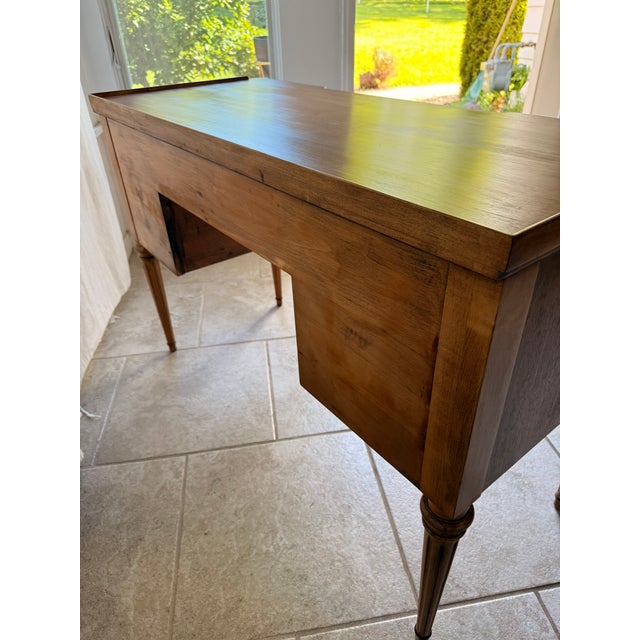 Mid-Century French Louis XVI Style Fruitwood Writing Desk or Vanity by John Widdicomb Co For Sale - Image 15 of 18
