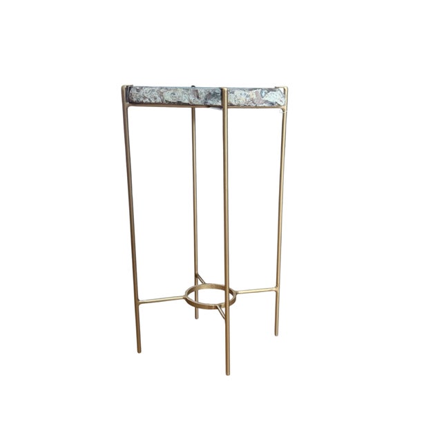 Unusual Modern Handcrafted Drinks Table. For Sale - Image 4 of 4