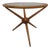 Tripod Table in Wood and Glass attributed to Cesare Lacca, Italy, 1950s For Sale