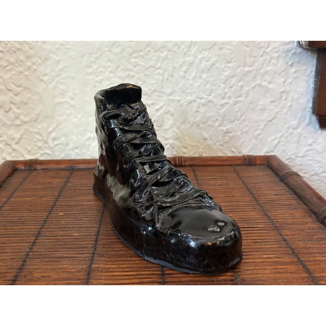 Contemporary 1990s Pop Art Porcelain Converse Shoe Sculpture For Sale - Image 3 of 7