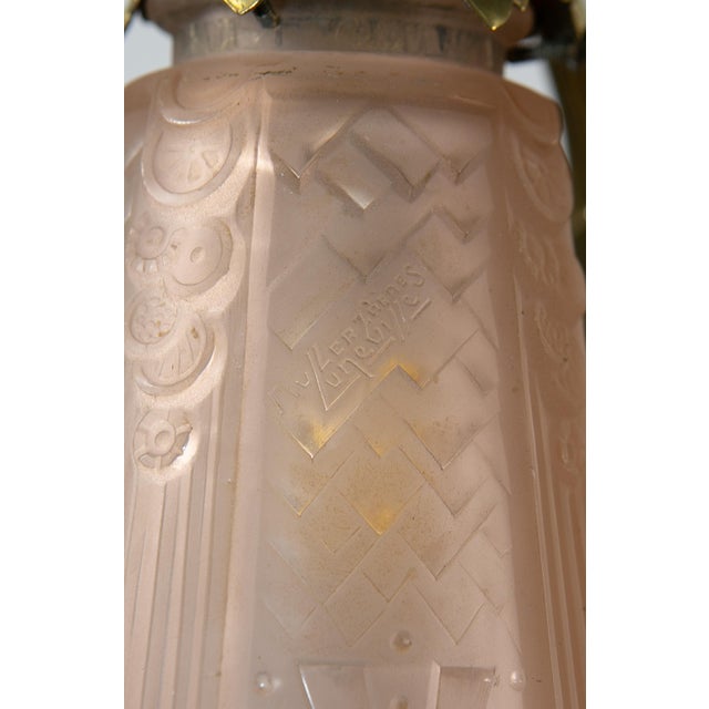 Art Deco Lamp by Muller Freres Luneville, France, 1930 For Sale - Image 3 of 12