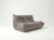 Togo Sofa in Warm Grey Microfiber by Michel Ducaroy for Ligne Roset, Set of 5 For Sale - Image 10 of 15