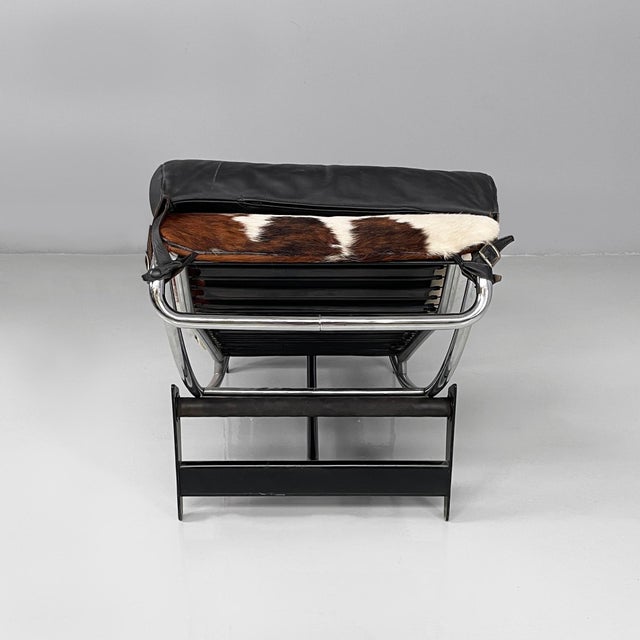 1970s Italian Modern LC4 Chaise Lounge by Le Corbusier, Pierre Jeanneret and Charlotte Perriand for Cassina, 1970s For Sale - Image 5 of 18