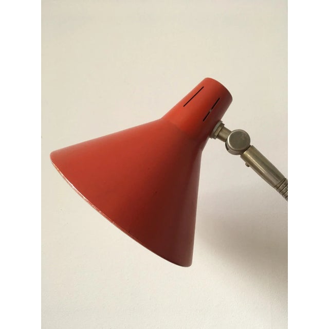 Dutch Desk Lamp by Hala Zeist, 1960s, in Good conditions. Designed 1950 to 1959 This piece has an attribution mark, I am...