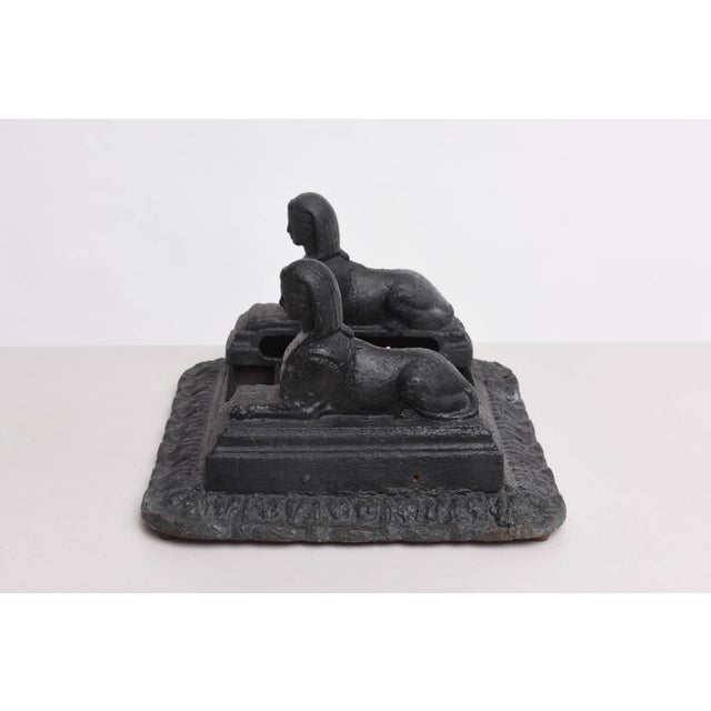 Antique Egyptian Motif Boot Scraper by Archibald Kenrick & Sons, England, 1815-1820 For Sale In Miami - Image 6 of 11