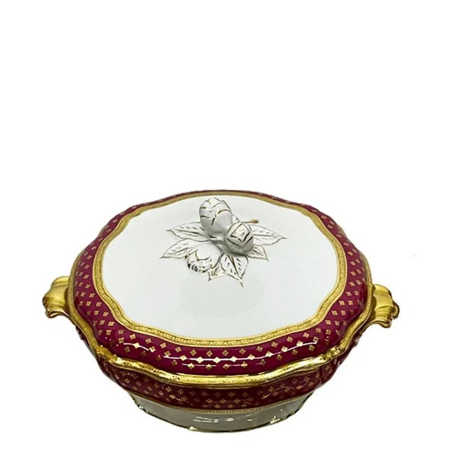 Limoges Dinner Service in Polished Gilding with Agate from Raynaud & Co., Set of 199 For Sale - Image 4 of 12