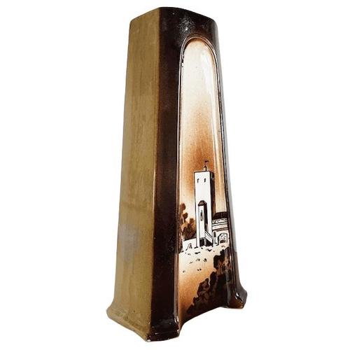 Antique Art Deco Ceramic Vase from Utrecht Fayence, Holland, 1900s For Sale - Image 5 of 9