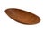 Farmhouse Vintage Primitive 17 3/4” Wooden Oval Dough or Trencher Bowl For Sale - Image 3 of 12
