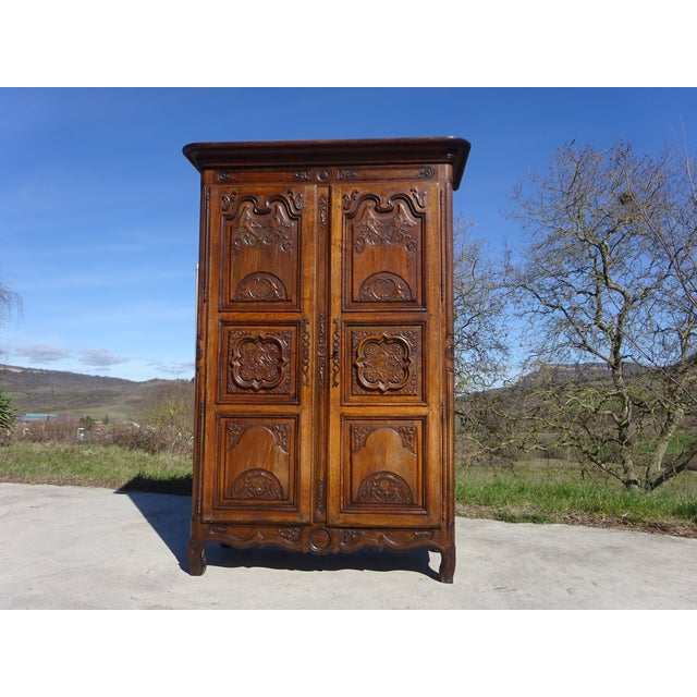 Renaissance Wardrobe in Oak, 1950s For Sale - Image 3 of 18