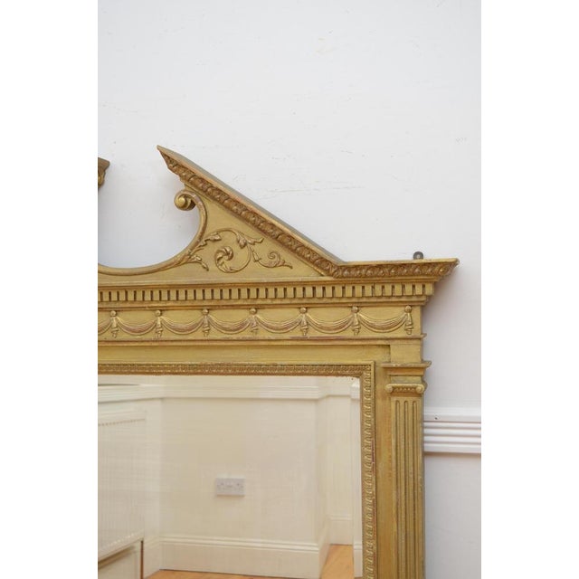 Wood Victorian Gilded Wall Mirror, 1880 For Sale - Image 7 of 15