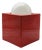 Red Ceramic Table Lamp by Enzo Bioli for Il Picchio, Italy, 1960s For Sale