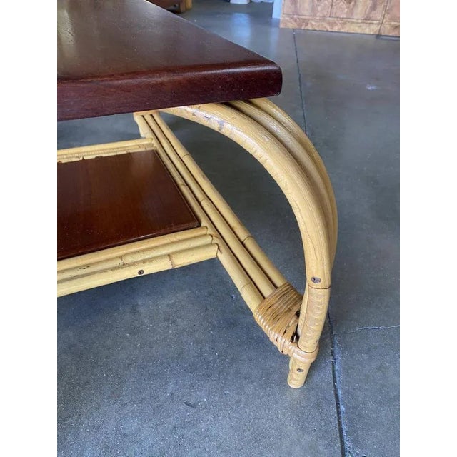 Restored "1949er" Rattan Lounge Chair & Sofa Livingroom Set- 6 Pieces For Sale - Image 12 of 12