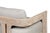 Modern Paradiso Teak Wood Sofa Natural Look - Gray Fabric For Sale - Image 3 of 11