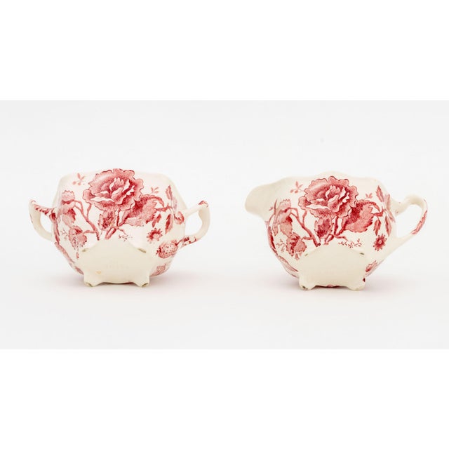 English Johnson Bros "English Chippendale" Ironstone Partial Dinnerware, 58 For Sale - Image 12 of 14