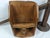 Wood 19th Century American Primitive Wooden Grain Scoop With Folding Support Arm & Iron Hanger For Sale - Image 7 of 18