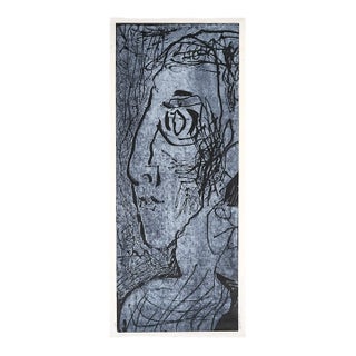 1953 Irving Amen Unique Print Color Woodcut For Sale