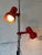 Red Red Metal Dual Shade Floor Lamp Mid-Century Modern 1970s For Sale - Image 8 of 11