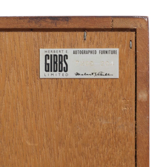 Mid Century China Cabinet by Herbert E. Gibbs For Sale - Image 10 of 10