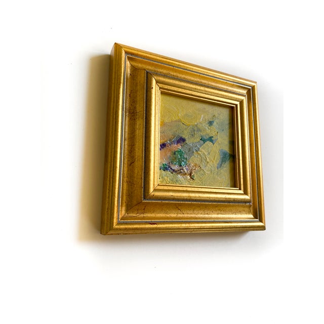 Abstract "Sun Shiney" 2026 Framed Mini Painting by Jessalin Beutler For Sale - Image 3 of 4
