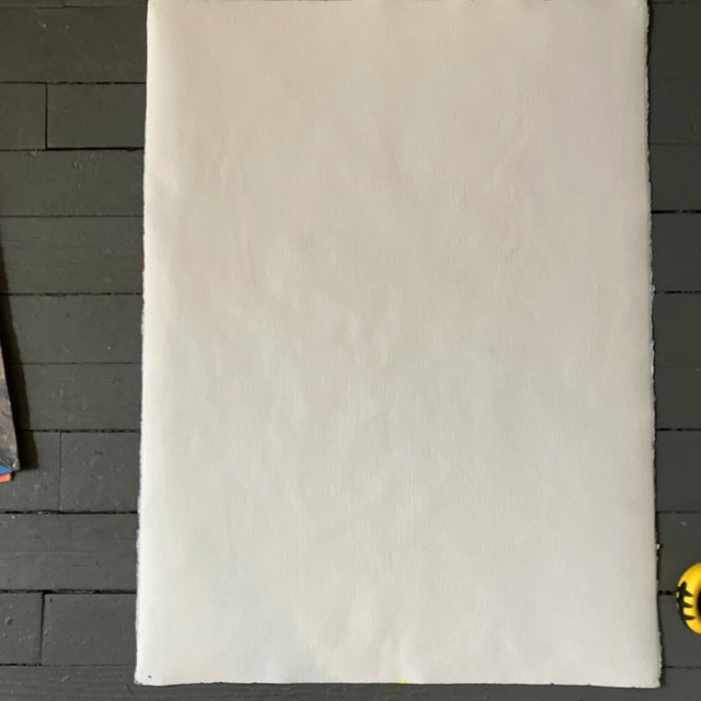 1980’s Original Abstract Still Life Painting With Bottles For Sale - Image 4 of 5